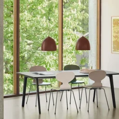 3101 Myran stol Coloured Ash Veneer Silver Grey