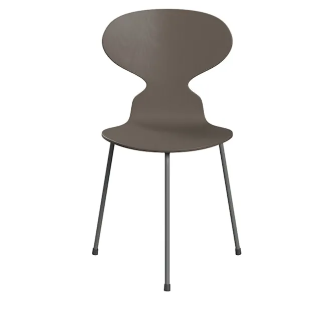 3100 Myran stol Coloured Ash Veneer Silver Grey