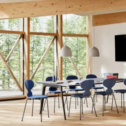 3100 Myran stol Coloured Ash Veneer Brown Bronze
