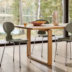 3101 Myran stol Lacquered Beech Veneer Silver Grey
