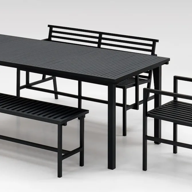 19 Outdoors Dining Table 200,5 x 90 cm