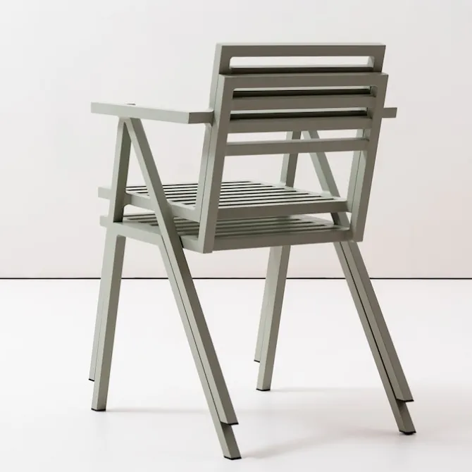 19 Outdoors Stacking Arm Chair Set of 2