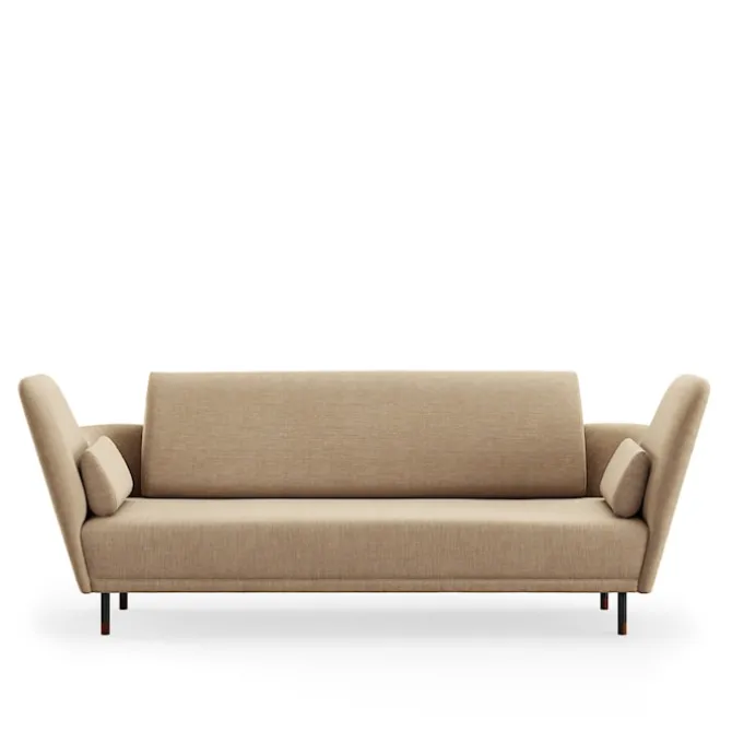 57 sofa Brownished Steel/Walnut