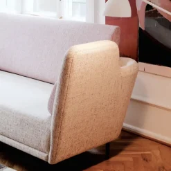 57 sofa Brownished Steel/Walnut