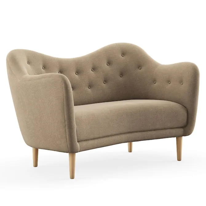 46 sofa Clear oiled oak