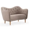 46 sofa Dark oiled oak