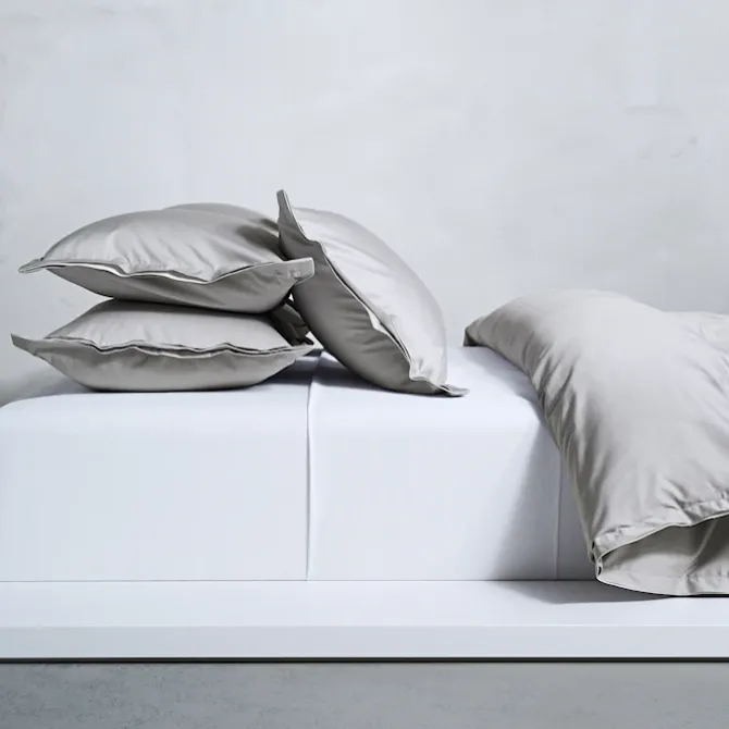 2 st Barton Örngott, 50x60, Mist Grey