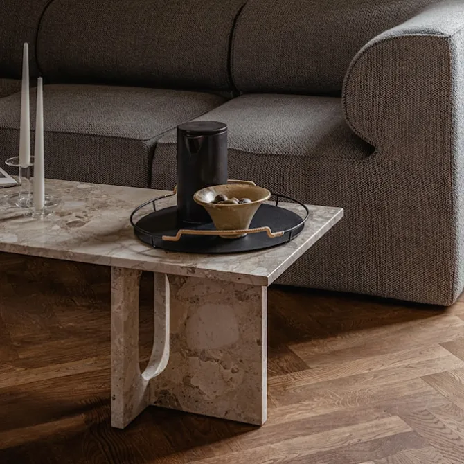Androgyne salongbord marmor