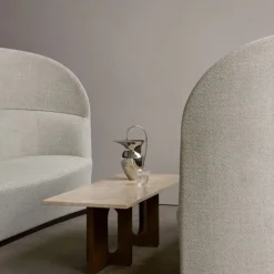 Androgyne salongbord mørkbeiset eik