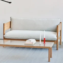 Arbour Club sofa Bottle Green Lacquer Beech