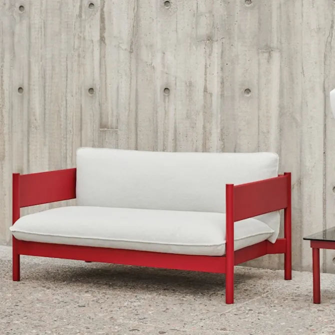 Arbour Club sofa Bottle Green Lacquer Beech
