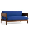 Arbour Club sofa Oiled Waxed Walnut