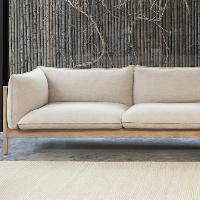 Arbour Eco 3-seters sofa Black Stained Beech