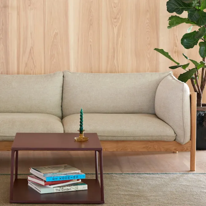 Arbour Eco 3-sitssoffa Oiled Waxed Walnut