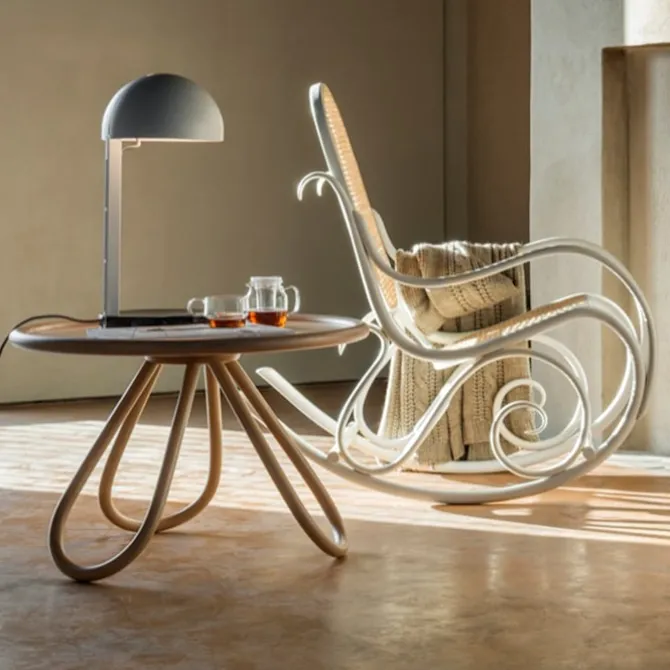Arch Coffee Table - Lacquered Beech Top