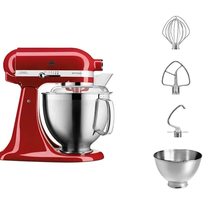 Artisan premium köksmaskin 4,8 L empire red 5KSM185PSEER