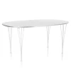 B614 Superellipse spisebord 120 x 240 cm White