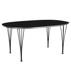 B616 Superellipse spisebord 100 x 170 cm Black