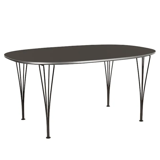 B612 Superellipse spisebord 100 x 150 cm Grey