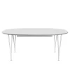 B620 Superellipse uttrekkbart spisebord 170–270 x 100 cm White