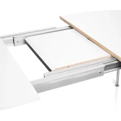 B620 Superellipse uttrekkbart spisebord 170–270 x 100 cm Chrome