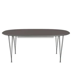 B620 Superellipse uttrekkbart spisebord 170–270 x 100 cm Grey