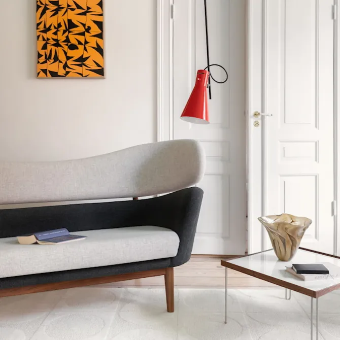 Baker sofa Clear oiled oak