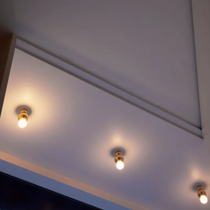 Ball Light Ceiling Polished Brass