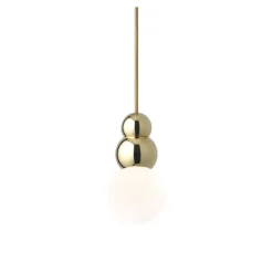 Ball Light Large Pendant Flex Polished Brass