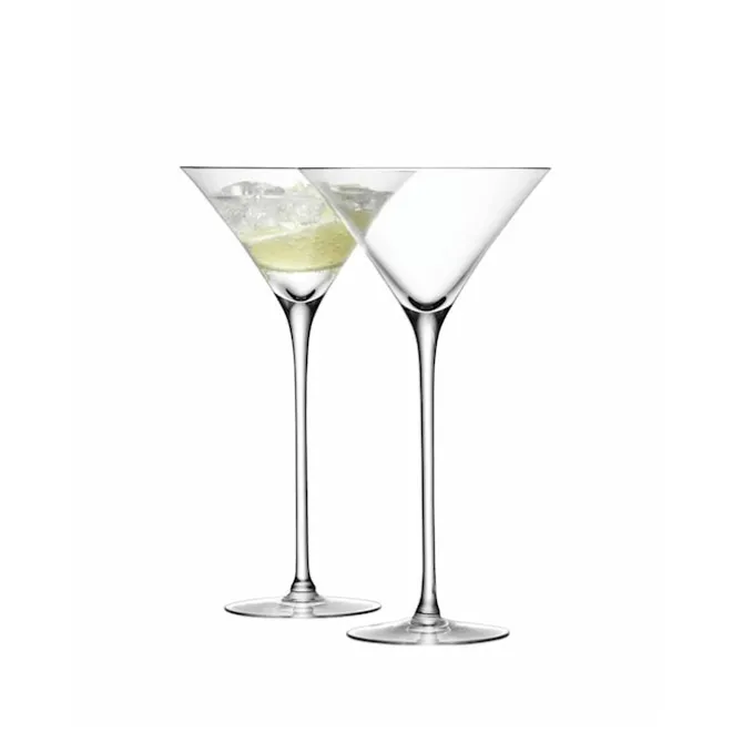 Bar Cocktail Glass 275ml Clear, Set of 2