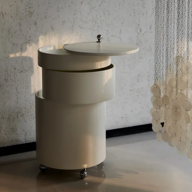 Barboy Side Table & Mobile Storage Unit