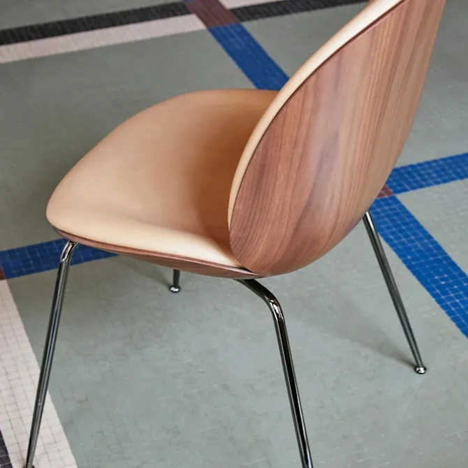 Beetle spisestuestol trukket messing