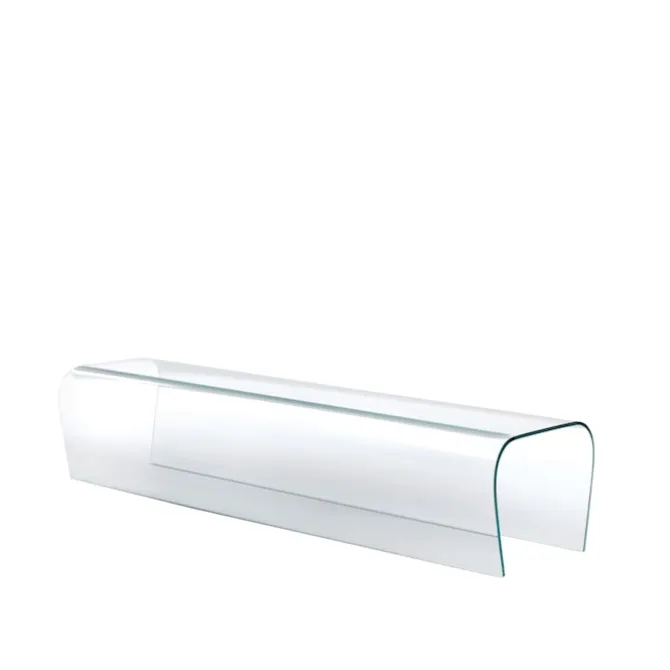 Bent Glass Bench