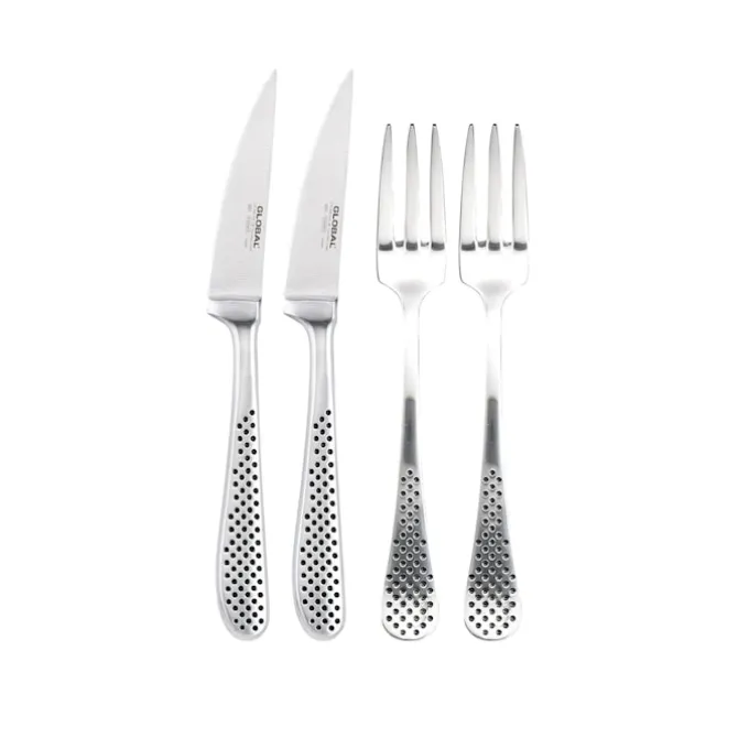 Bestikk 2 gafler og 2 kniver