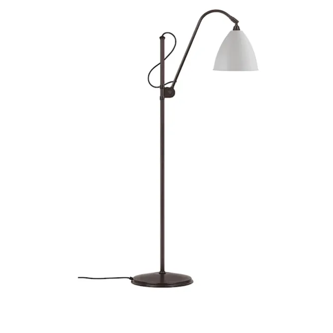 Bestlite BL3 gulvlampe Medium sort messing