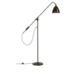 Bestlite BL4 gulvlampe svart messing
