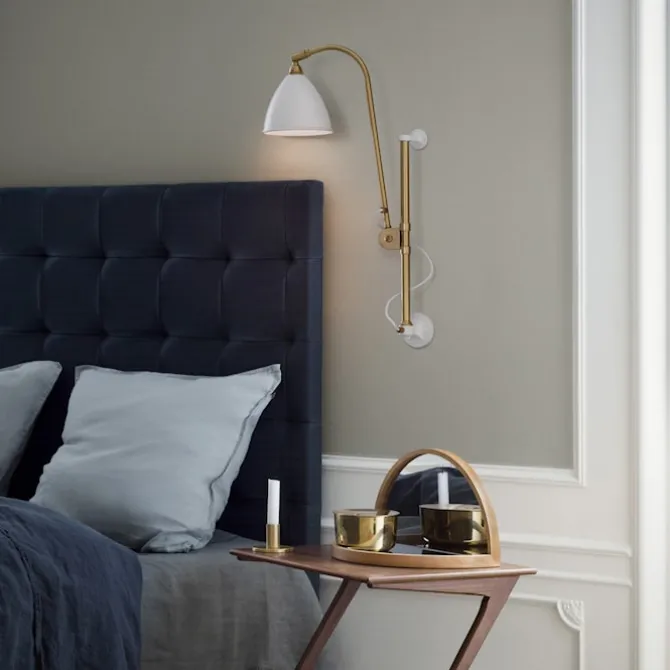 Bestlite BL5 vegglampe messing