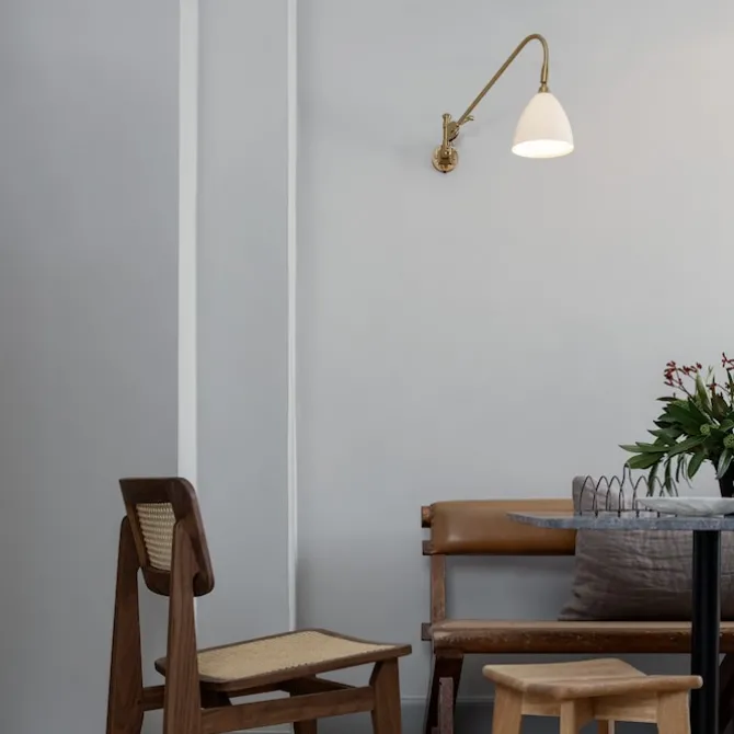 Bestlite BL6 vegglampe svart messing