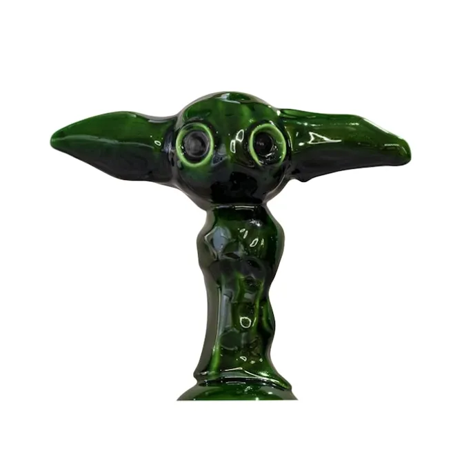 Blue Julian Sculpture - Glossy Forest Green