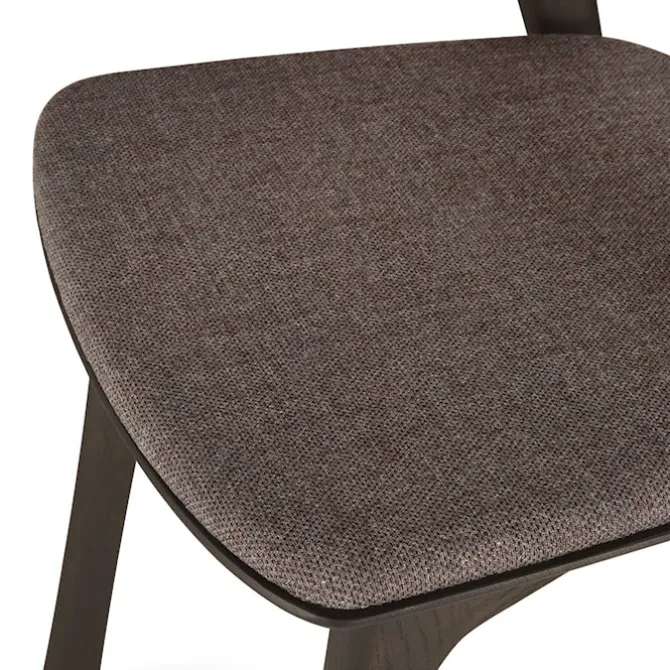 Bok Dining Chair Oak Brown Upholstered