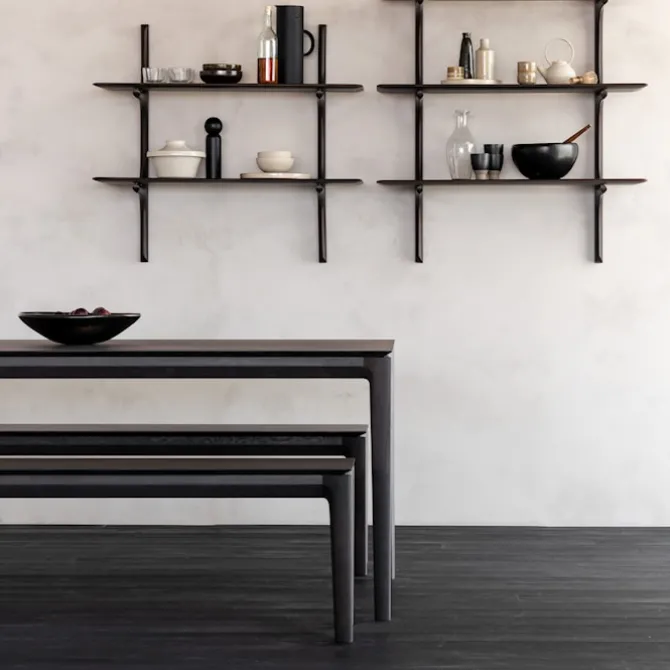 Bok Dining Table Brown Oak