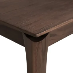 Bok Dining Table Varnished Brown Teak
