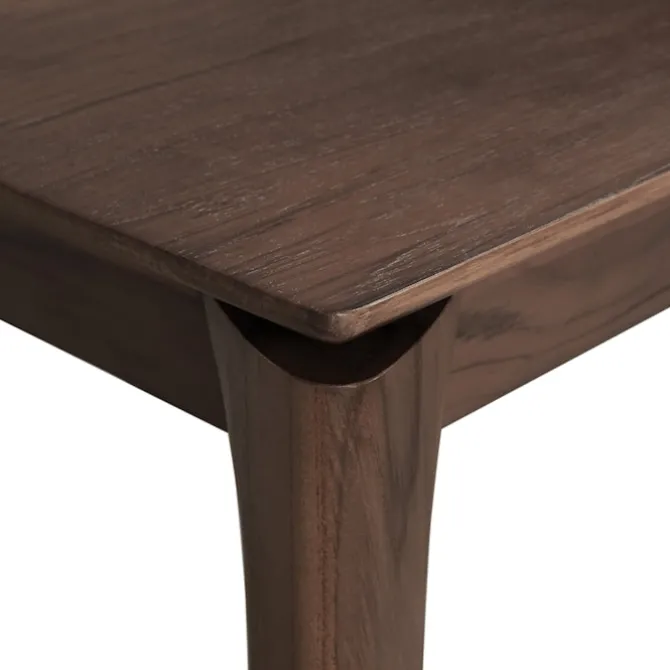 Bok Dining Table Varnished Brown Teak