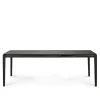 Bok Extendable Dining Table Black Oak