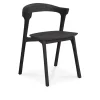 Bok Outdoor Dining Chair - Varnished Oak/Black