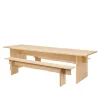 Bookmatch Table 275 cm + Benches