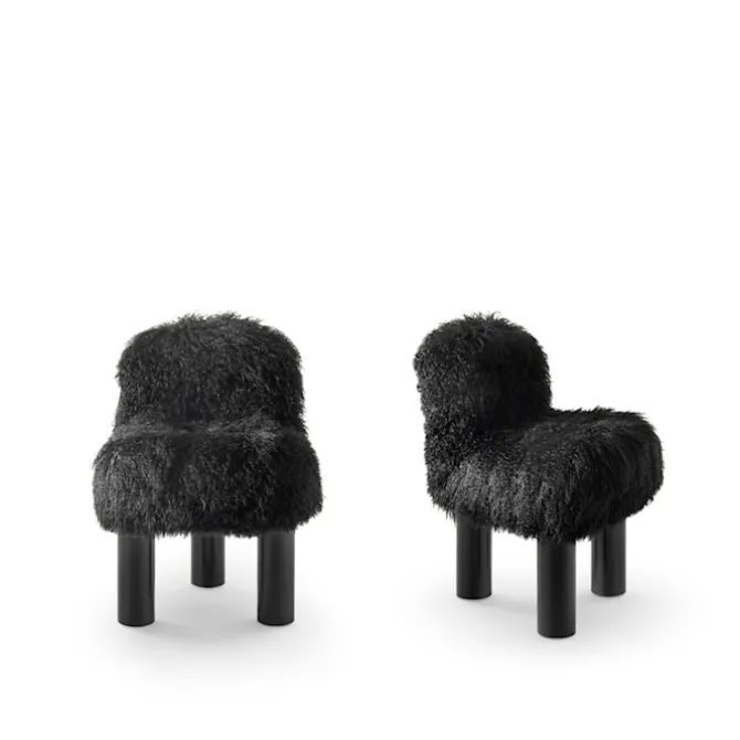 Botolo High Armchair Fur