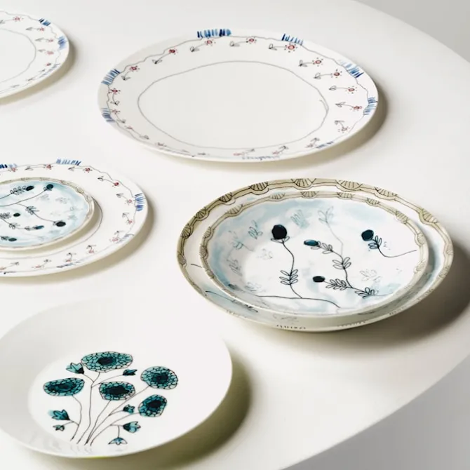 Bread Plate Mirtillo Tea - Set of 2