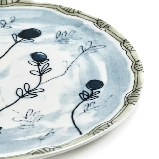 Bread Plate Mirtillo Tea - Set of 2
