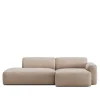 Brick 2-Seater Chaise Lounge Open End Left